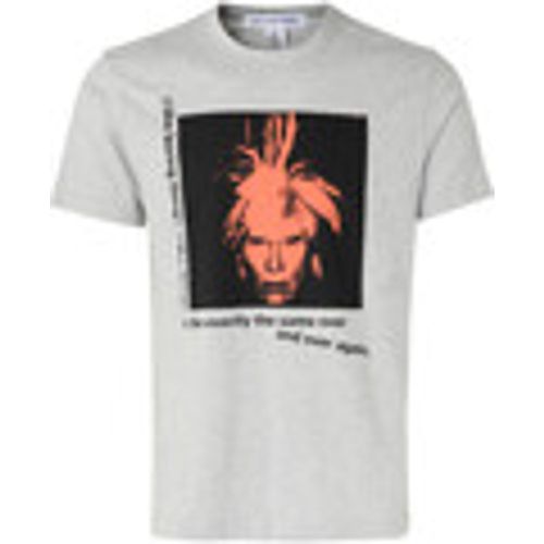T-shirt & Polo T-Shirt Comme Des Garçons Shirt Andy Warhol grigia - Comme des Garcons - Modalova