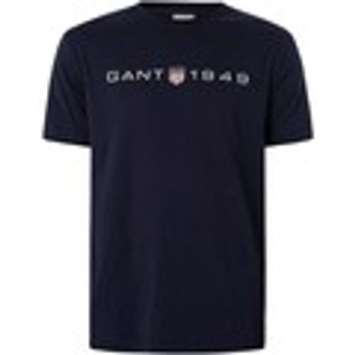 T-shirt T-shirt con grafica stampata - Gant - Modalova