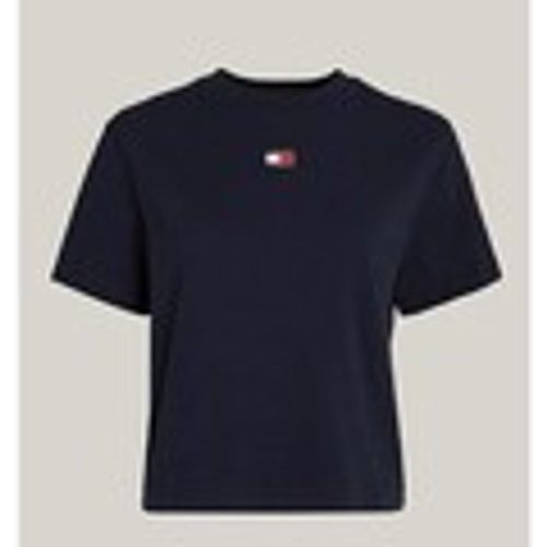 T-shirt T-Shirt Squadrata Con Distintivo - Tommy Jeans - Modalova