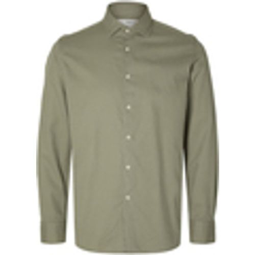Camicia a maniche lunghe Regbond Regular Fit Overhemd Vetiver - Selected - Modalova