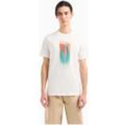 T-shirt T-shirt in cotone con stampa multicolor 3DZTHSZJH4Z - Armani Exchange - Modalova