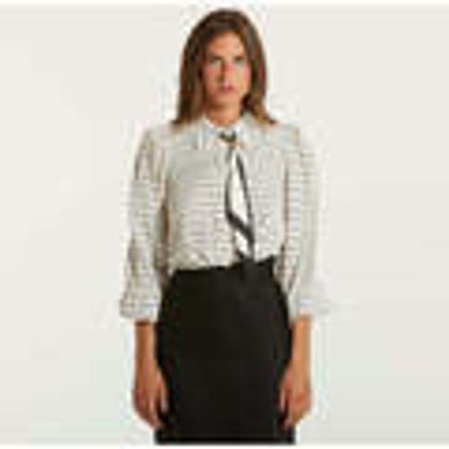 Camicia camicia cropped stampa rombo - Elisabetta Franchi - Modalova