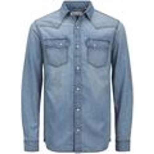 Camicia a maniche lunghe 12249236 MILLER- DENIM - jack & jones - Modalova