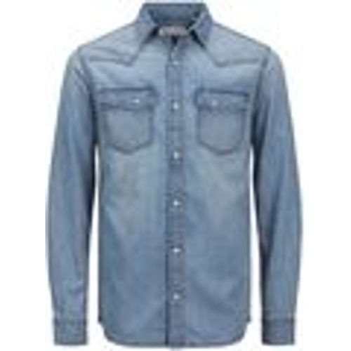 Camicia a maniche lunghe 12249236 MILLER- DENIM - jack & jones - Modalova