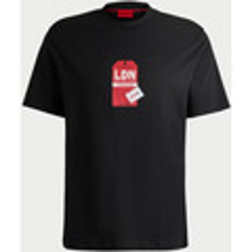 T-shirt & Polo T-shirt uomo girocollo con stampa tag - Boss - Modalova