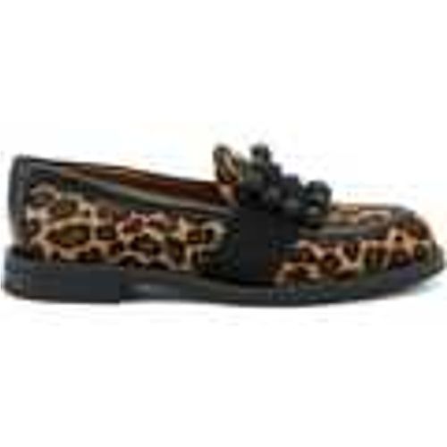 Scarpe MOCASINI ANIMALIER CON ACCESSORIO 90J4 - Frau - Modalova