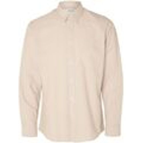 Camicia a maniche lunghe 16079056 LINEN SHIRT-PURE CASHMERE - Selected - Modalova