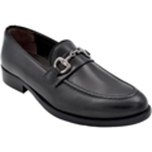 Scarpe Scarpe mocassino uomo elegante morsetto argento vera pelle semi - Malu Shoes - Modalova