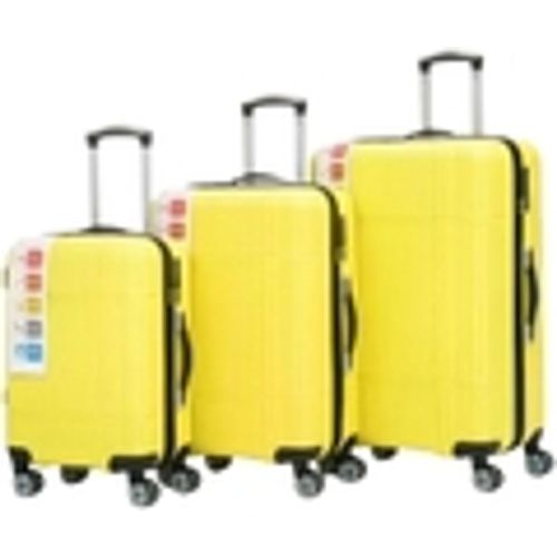 Valigia rigida Set di 3 valigie con struttura rigida trolley valigie ba - Malu Shoes - Modalova