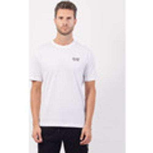 T-shirt & Polo T-shirt girocollo in cotone con logo - Emporio Armani EA7 - Modalova