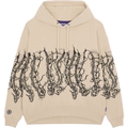 Polo maniche lunghe uomo felpa con cappuccio 24WOSH62 BARBED WIRE HOODIE - Octopus - Modalova