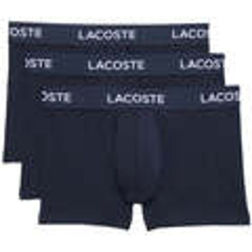 Boxer 3 Pack Cotton Stretch Trunks Navy - Lacoste - Modalova