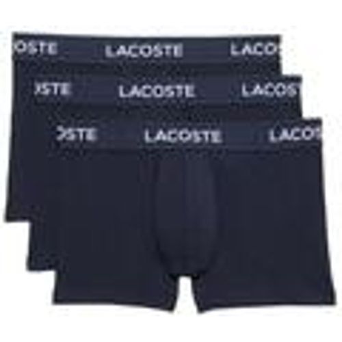 Boxer 3 Pack Cotton Stretch Trunks Navy - Lacoste - Modalova