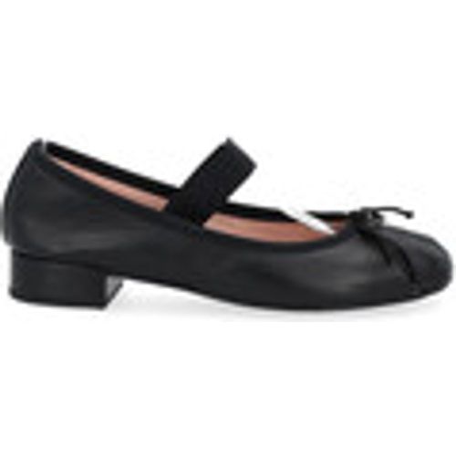 Classiche basse Ballerina Gretschen in pelle nera - Pretty Ballerinas - Modalova