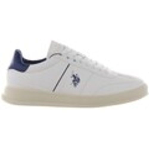 Sneakers Sneaker in ecopelle con tallone a contrasto - U.S Polo Assn. - Modalova