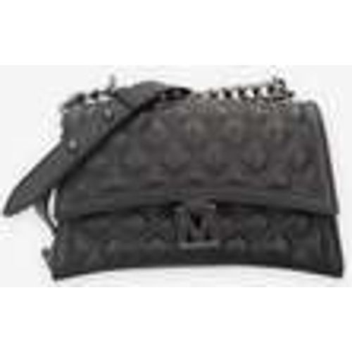 Borsa a tracolla FLAT RHOMBUS M_24-BLACK / SATIN CDF - Marc Ellis - Modalova