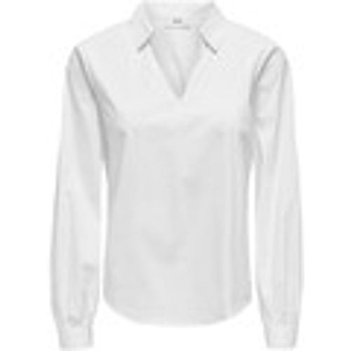 Camicia JDYMIO L/S V-NECK TOP WVN DIA 15335502 - Jacqueline De Yong - Modalova