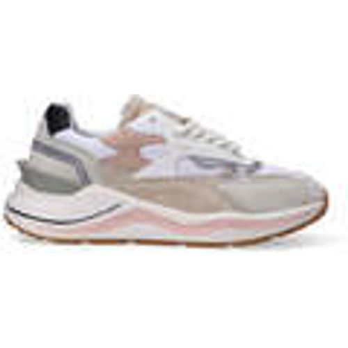 Sneakers basse D.A.T.E. sneaker fuga beige e rosa - Date - Modalova