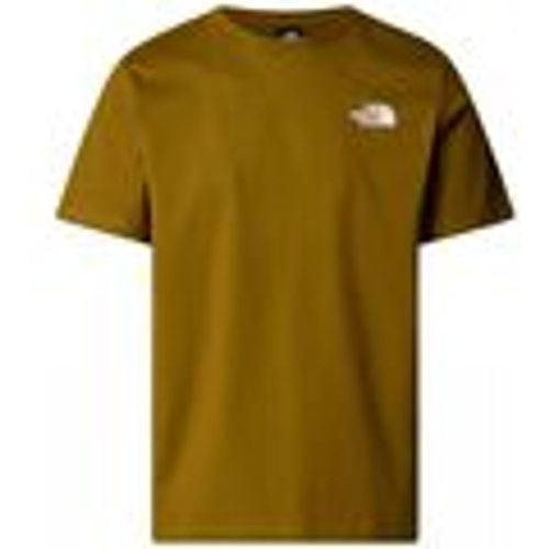 T-shirt & Polo NF0A87NP M SS BOX NSE TEE-5HO MOSS GREEN - The North Face - Modalova