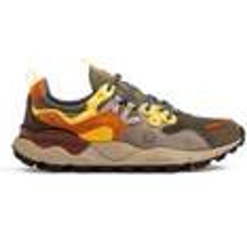 Sneakers Yamano 3 Suede Nylon Kaky Yellow - Flower Mountain - Modalova