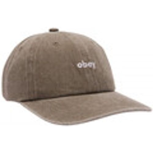 Cappellino Pigment lowercase 6 panel stra - Obey - Modalova