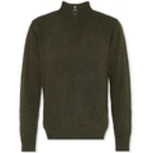 Maglione Lambswool Half Zip Knit - Seaweed - Barbour - Modalova