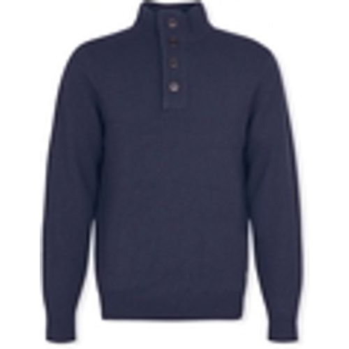 Maglione Patch Half Zip Knit - Navy - Barbour - Modalova