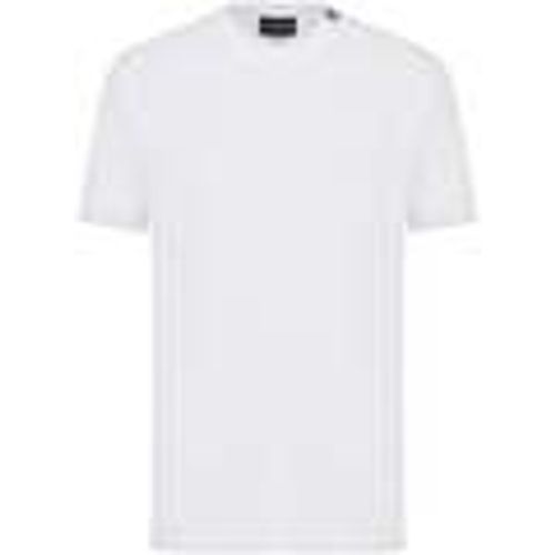 T-shirt & Polo Iconic Lounge Stretch Piquet T-Shirt White - Emporio Armani - Modalova