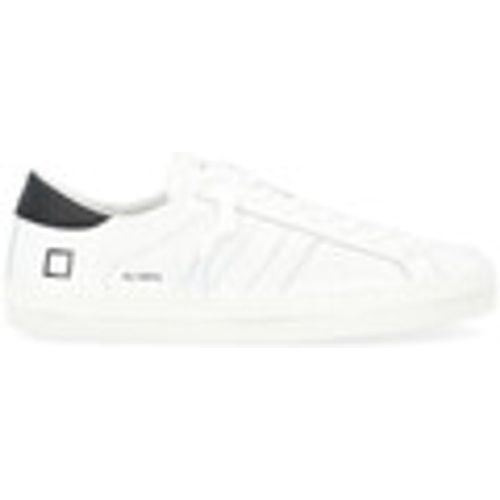 Sneakers Sneaker Hill Low in pelle vintage bianca e nera - Date - Modalova