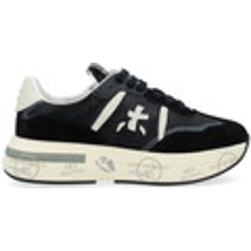 Sneakers Sneaker Cassie in pelle e tessuto nera - Premiata - Modalova