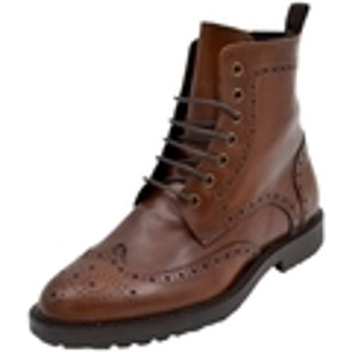 Stivali Stivaletto uomo anfibio scarpe vera pelle di nappa cuoio lacci - Malu Shoes - Modalova