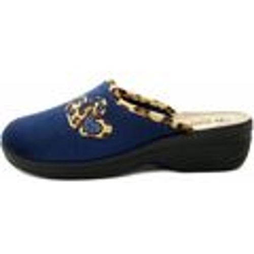 Pantofole Pantofole Donna,Tessuto, Sottopiede Pelle - LV08 - Inblu - Modalova