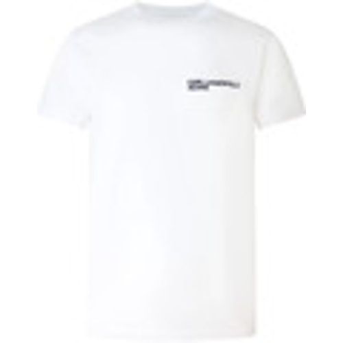 T-shirt T-shirt bianca con mini logo per uomo - Karl Lagerfeld - Modalova