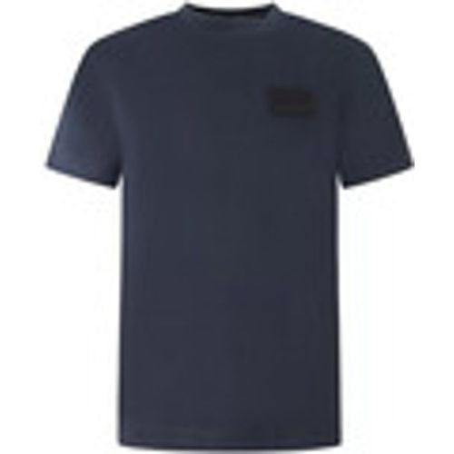 T-shirt T-shirt nera con mini logo per uomo - Emporio Armani EA7 - Modalova