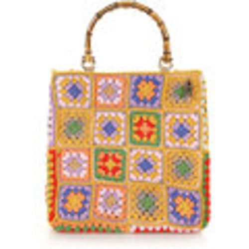 Borsa Shopping Shopping bag in crochet e manici in bamboo - La Milanesa - Modalova