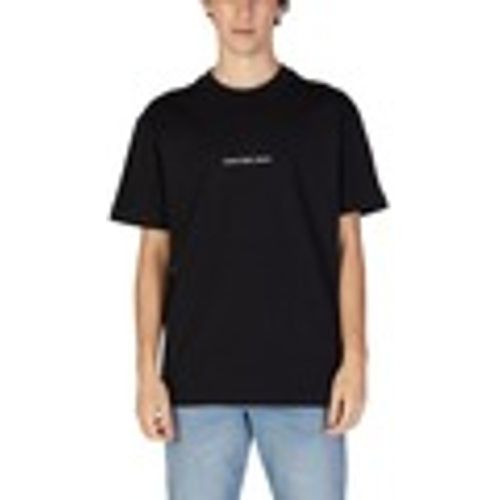 Polo maniche lunghe GRID MONOGRAM TEE J30J325688 - Calvin Klein Jeans - Modalova