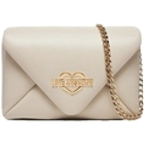 Borsa Borsa Pu - Avorio Galv. Oro - Love Moschino - Modalova