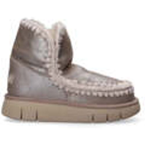 Stivali boot Eskimo Bounce pelle platino - Mou - Modalova