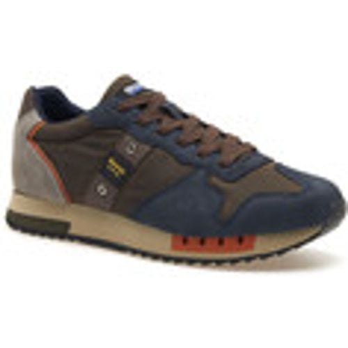 Sneakers sneaker uomo Queens 01 navy-military F4QUEENS01 - Blauer - Modalova