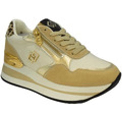 Sneakers basse PLATFORM ; ECOPELLE GB890 - Gold&gold - Modalova