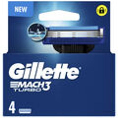 Rasoi & lame Caricabatterie Mach 3 Turbo 4 Pezzi Di Ricambio - Gillette - Modalova