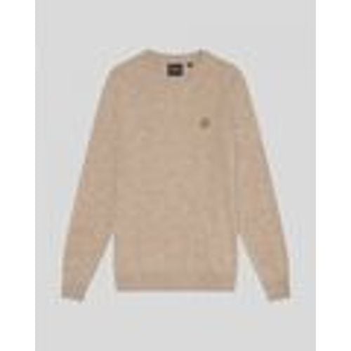 Maglione KN2114V LAMBSWOOL BLEND CREW-X320 HERITAGE TAUPE - Lyle & Scott - Modalova