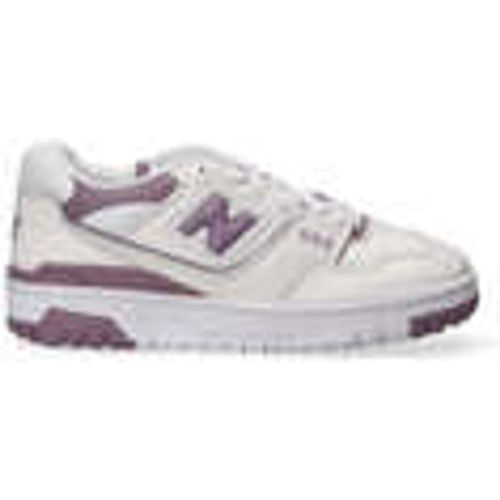 Sneakers basse sneaker 550 bianca lilla - New Balance - Modalova