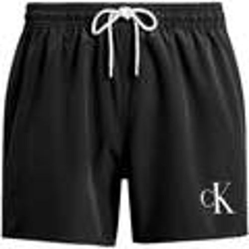 Costume / Bermuda da spiaggia CK Monogram Swim Shorts Black - Calvin Klein Jeans - Modalova