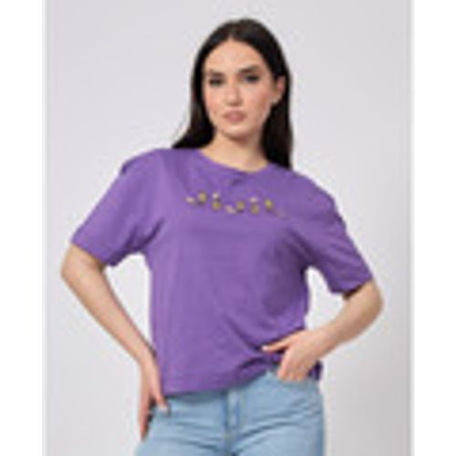 T-shirt & Polo T-shirt donna con logo a strass - Jijil - Modalova
