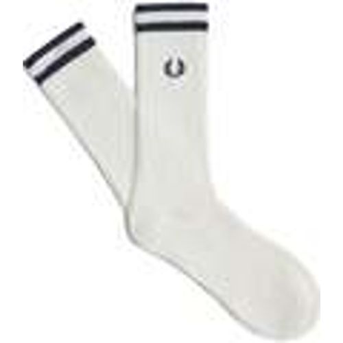 Calzini bassi Ribbed Tennis Socks Off White/Navy - Fred Perry - Modalova