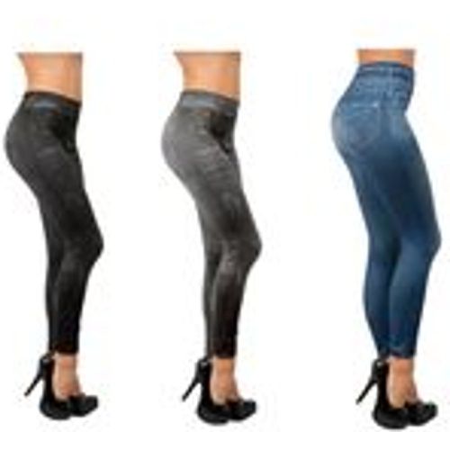 Comfortisse® Jeggings - Leggings 3er Set mit Taschen Slim Jeggings - Fashion24 DE - Modalova