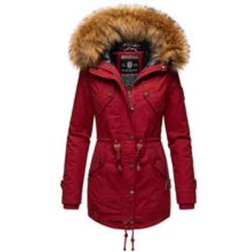 Damen Wintermantel stylischer Winterparka mit abnehmbarem Kunstfell Laviva Princess - Marikoo - Modalova