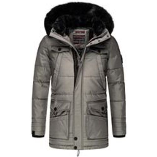 Herren stylischer Winterjacke Wintermantel mit abnehmbarer Kapuze Luaan - Navahoo - Modalova