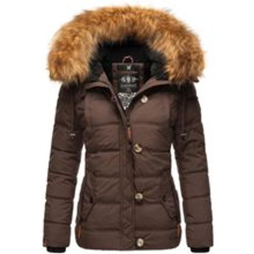 Damen Stylische Winterjacke Steppjacke mit Kunstpelz Kapuze Zoja - Navahoo - Modalova